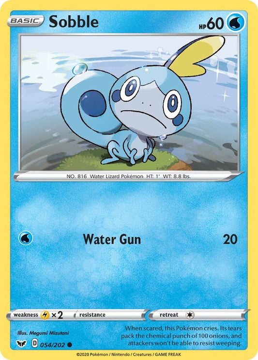 Pokemon Sobble 54/202 Sword & Shield