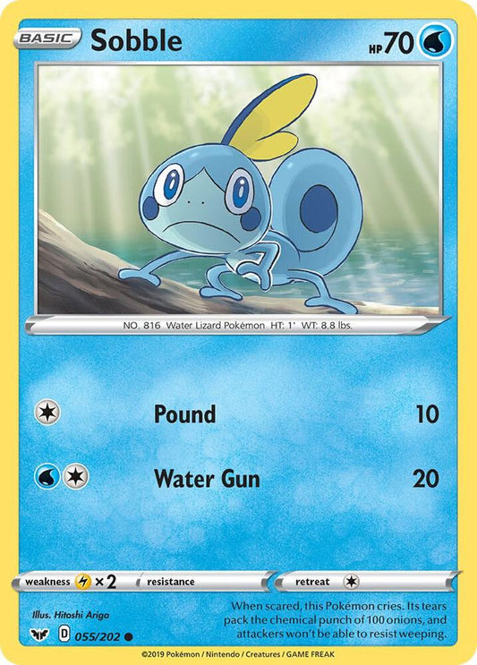 Pokemon Sobble 55/202 Sword & Shield