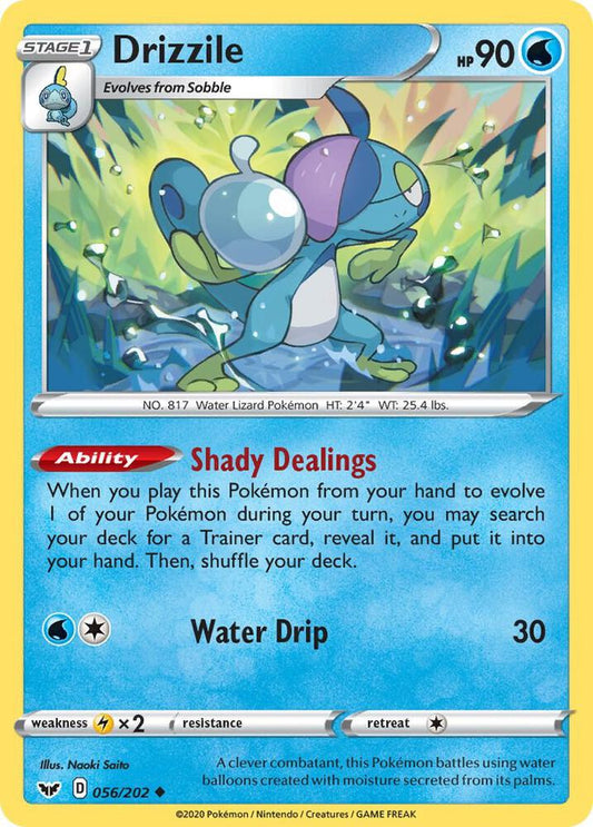 Pokemon Drizzile 56/202 Sword & Shield