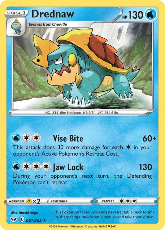 Pokemon Drednaw 61/202 Sword & Shield