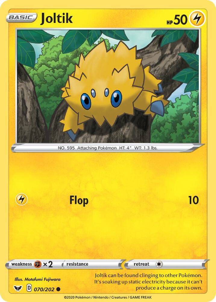 Pokemon Joltik 70/202 Sword & Shield