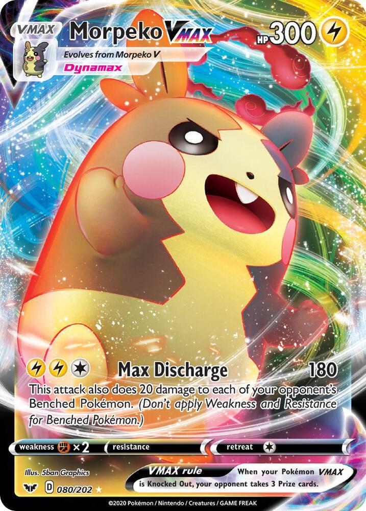 Pokemon Morpeko VMAX 80/202 Sword & Shield