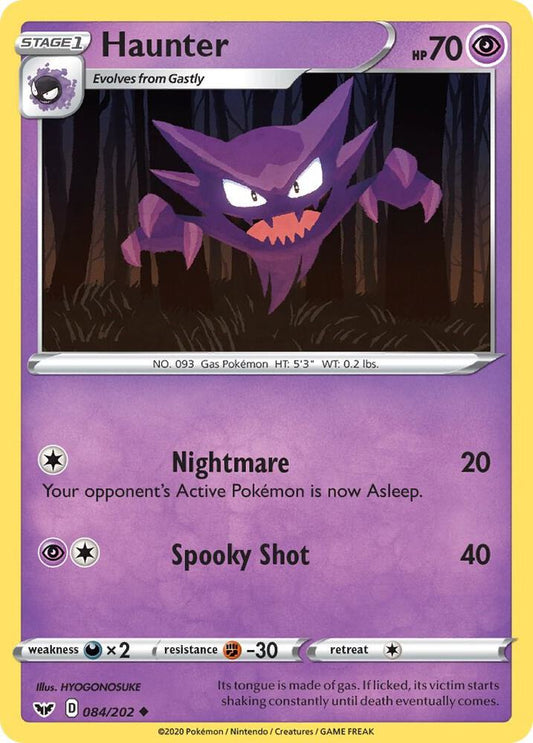 Pokemon Haunter 84/202 Sword & Shield
