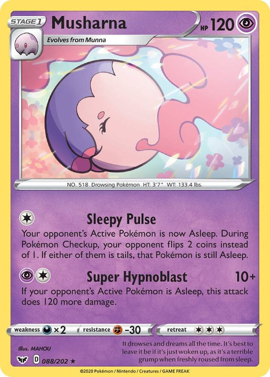 Pokemon Musharna 88/202 Sword & Shield