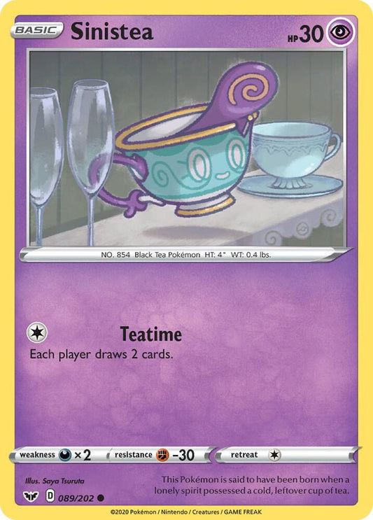 Pokemon Sinistea 89/202 Sword & Shield
