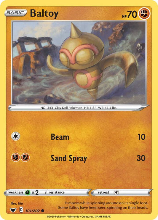 Pokemon Baltoy 101/202 Sword & Shield