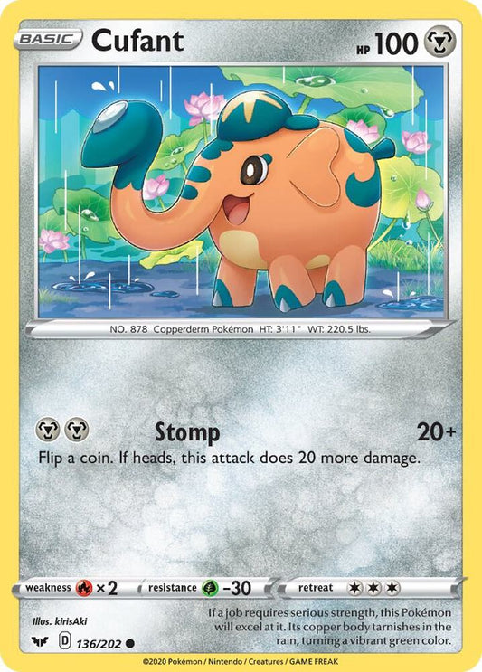 Pokemon Cufant 136/202 Sword & Shield