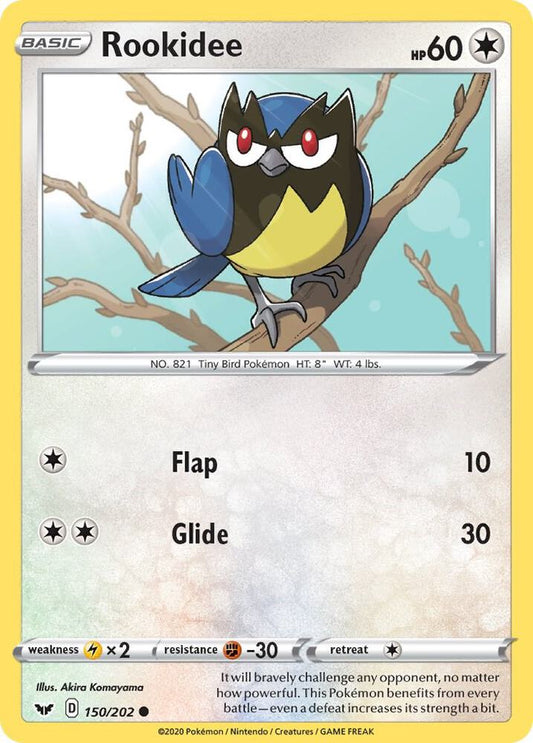 Pokemon Rookidee 150/202 Sword & Shield
