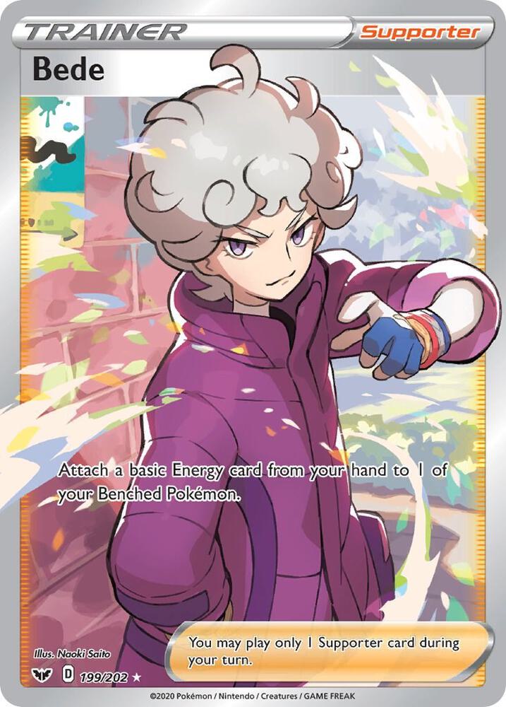 Pokemon Bede 199/202 Sword & Shield