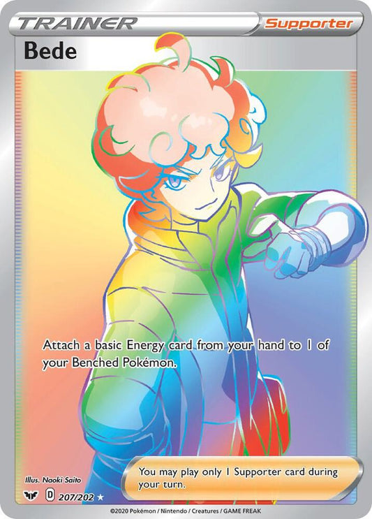 Pokemon Bede 207/202 Sword & Shield