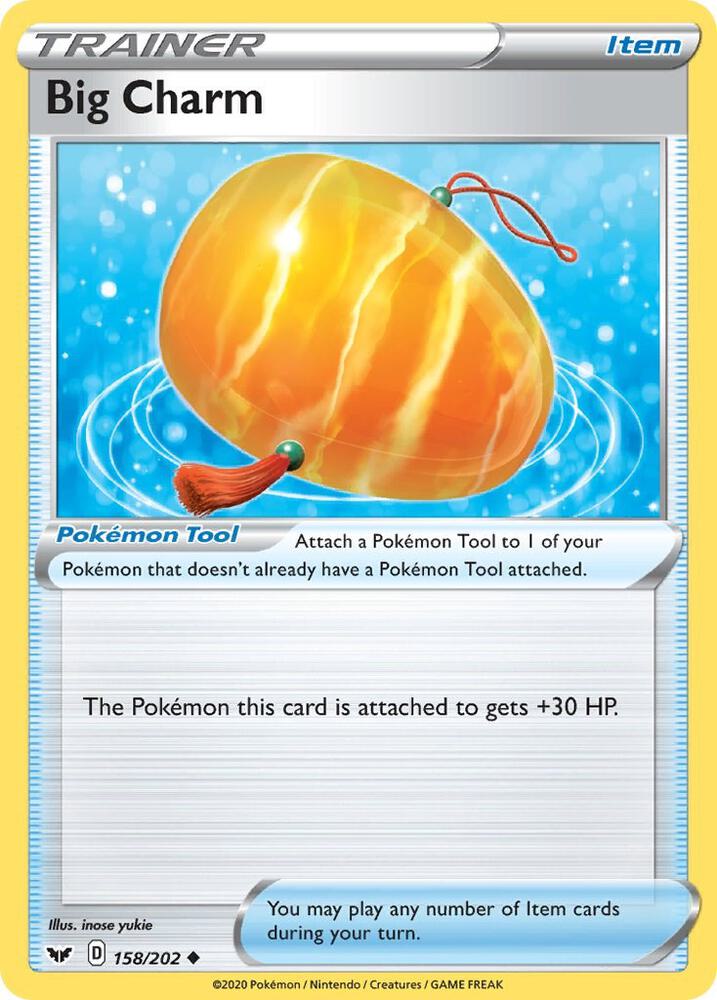 Pokemon Big Charm 158/202 Sword & Shield