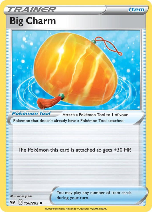 Pokemon Big Charm 158/202 Sword & Shield