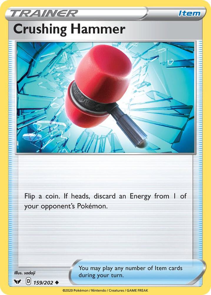 Pokemon Crushing Hammer 159/202 Sword & Shield