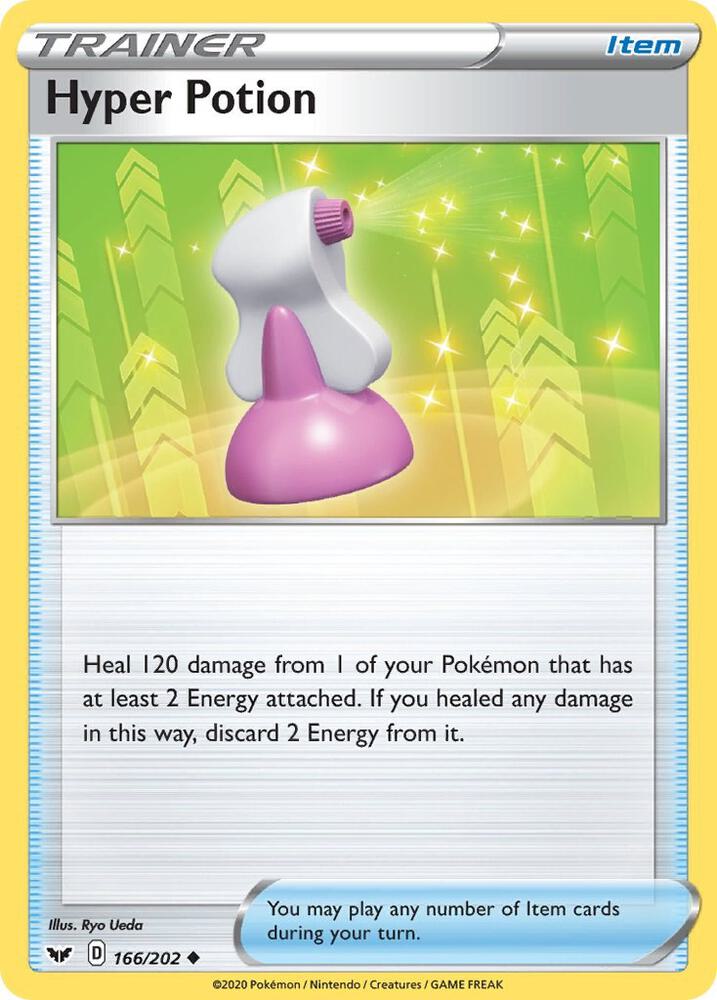 Pokemon Hyper Potion 166/202 Sword & Shield