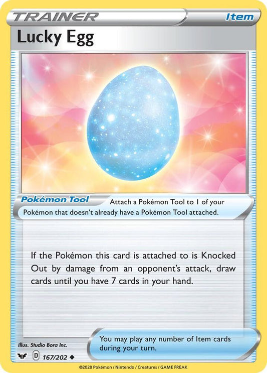 Pokemon Lucky Egg 167/202 Sword & Shield