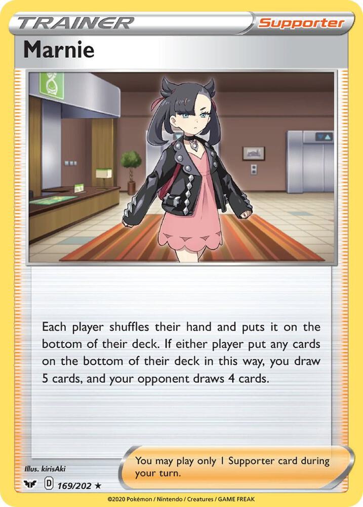 Pokemon Marnie 169/202 Sword & Shield