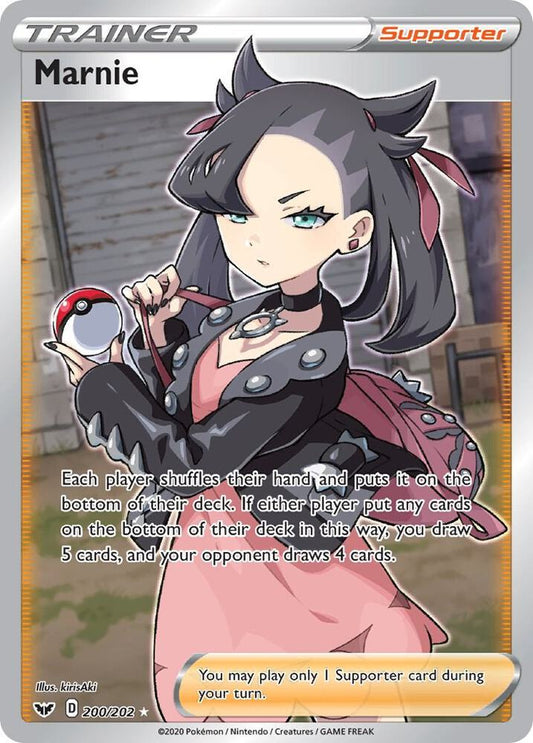 Pokemon Marnie 200/202 Sword & Shield