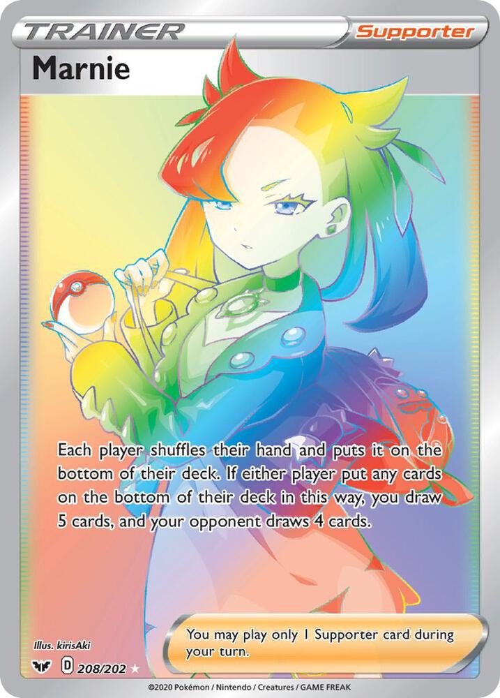 Pokemon Marnie 208/202 Sword & Shield
