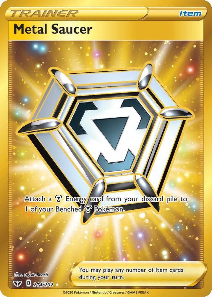 Pokemon Metal Saucer 214/202 Sword & Shield