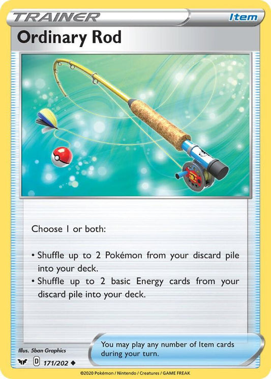 Pokemon Ordinary Rod 171/202 Sword & Shield