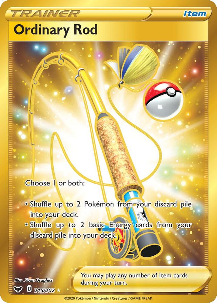 Pokemon Ordinary Rod 215/202 Sword & Shield