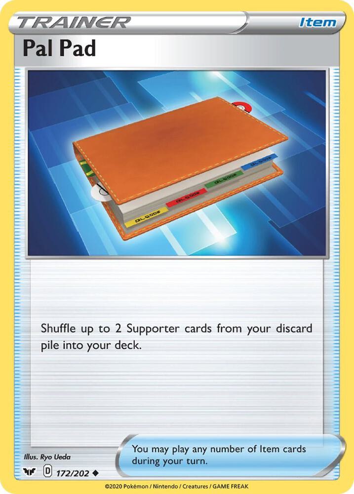 Pokemon Pal Pad 172/202 Sword & Shield