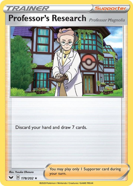 Pokemon Professor's Research 178/202 Sword & Shield