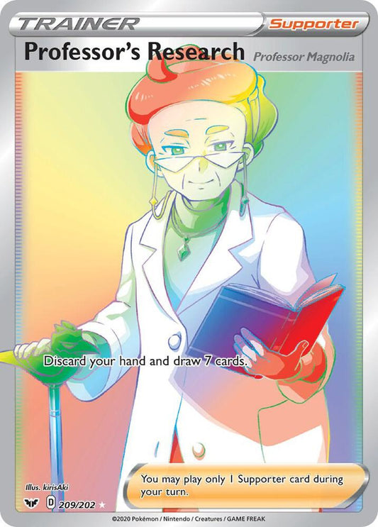Pokemon Professor's Research 209/202 Sword & Shield