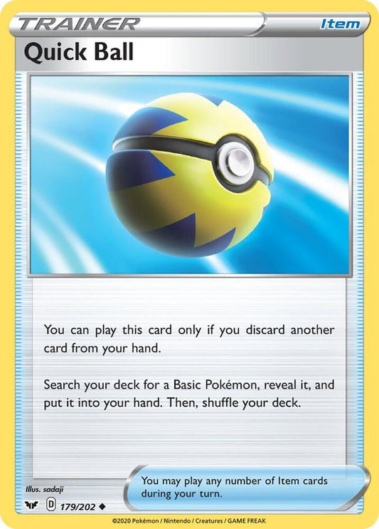 Pokemon Quick Ball 179/202 Sword & Shield