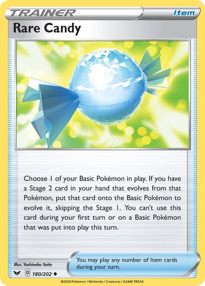 Pokemon Rare Candy 180/202 Sword & Shield