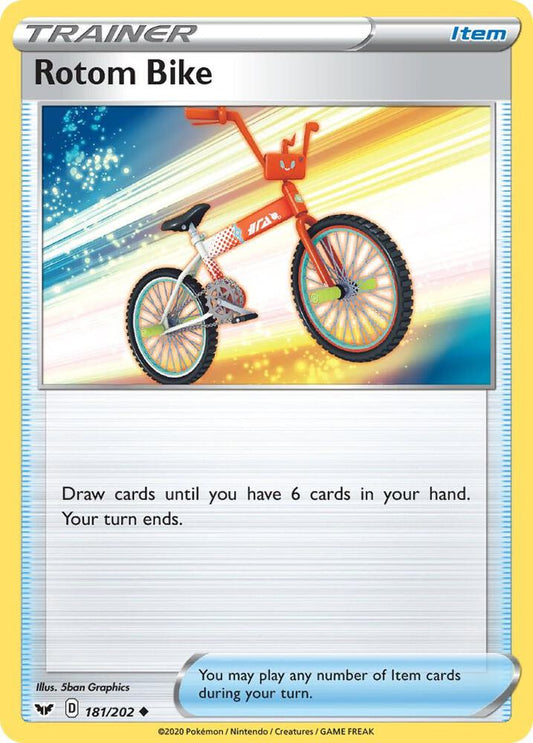 Pokemon Rotom Bike 181/202 Sword & Shield