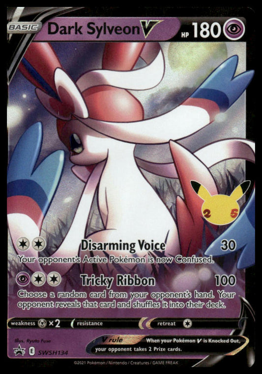 Pokemon TCG Dark Sylveon V #SWSH134 SWSH: Sword & Shield Promo Cards