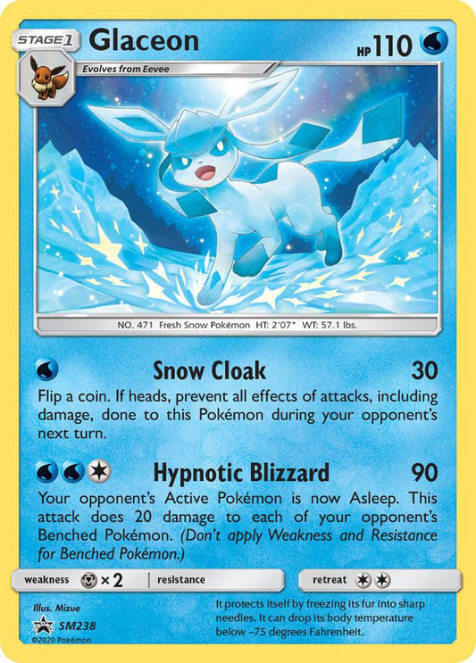 Pokemon Glaceon SM238 SM Black Star Promos