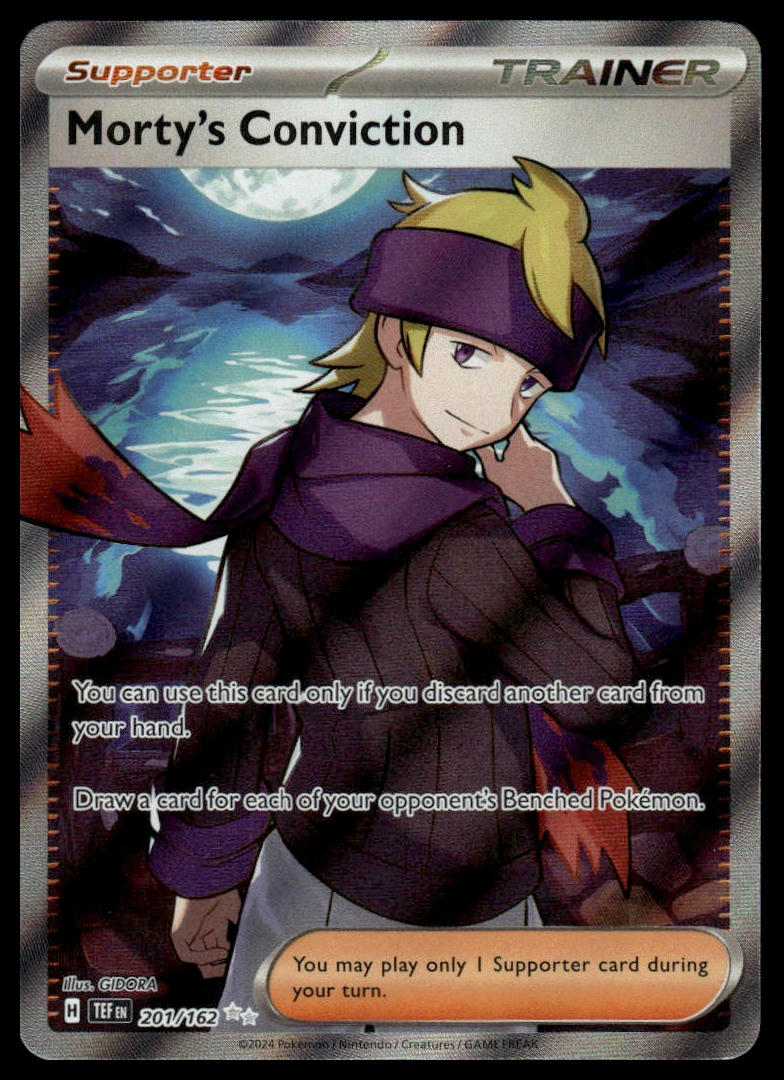 Pokemon TCG Morty's Conviction #201/162 SV05: Temporal Forces