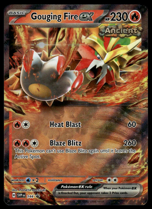 Pokemon TCG Gouging Fire ex #038/162 SV05: Temporal Forces