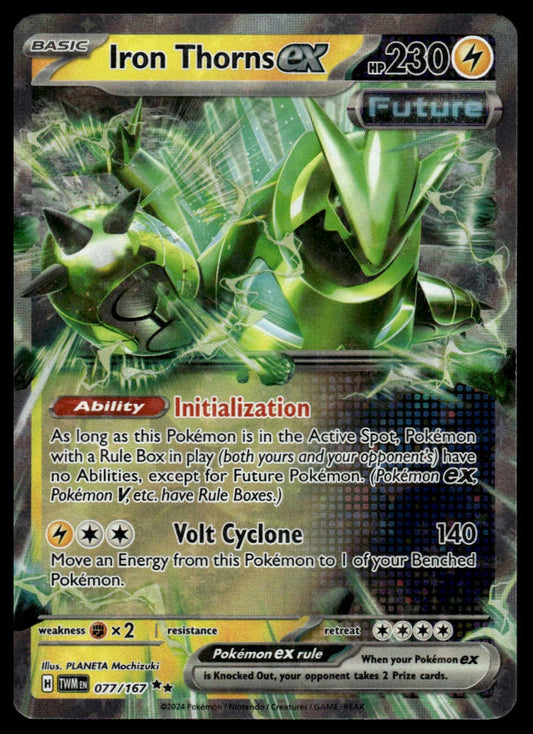 Pokemon TCG Iron Thorns ex #077/167 SV06: Twilight Masquerade