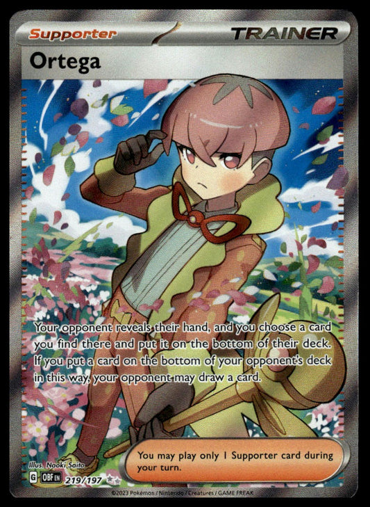Pokemon TCG Ortega #219/197 SV03: Obsidian Flames