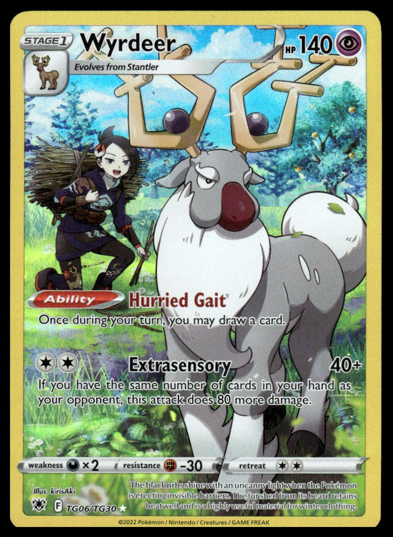 Pokemon TCG Wyrdeer #TG06/TG30 SWSH10: Astral Radiance Trainer Gallery