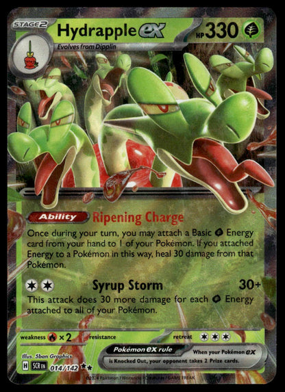 Pokemon TCG Hydrapple ex #014/142 SV07: Stellar Crown