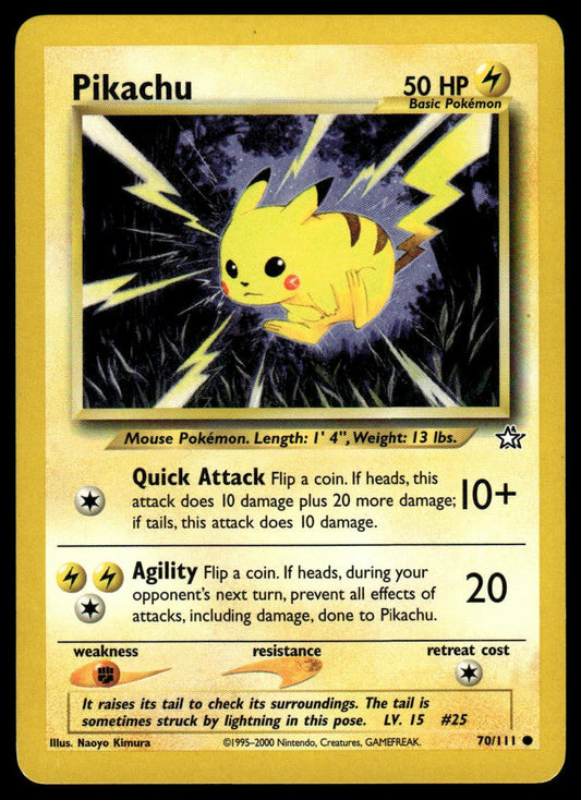 Pokemon TCG Pikachu #070/111 Neo Genesis