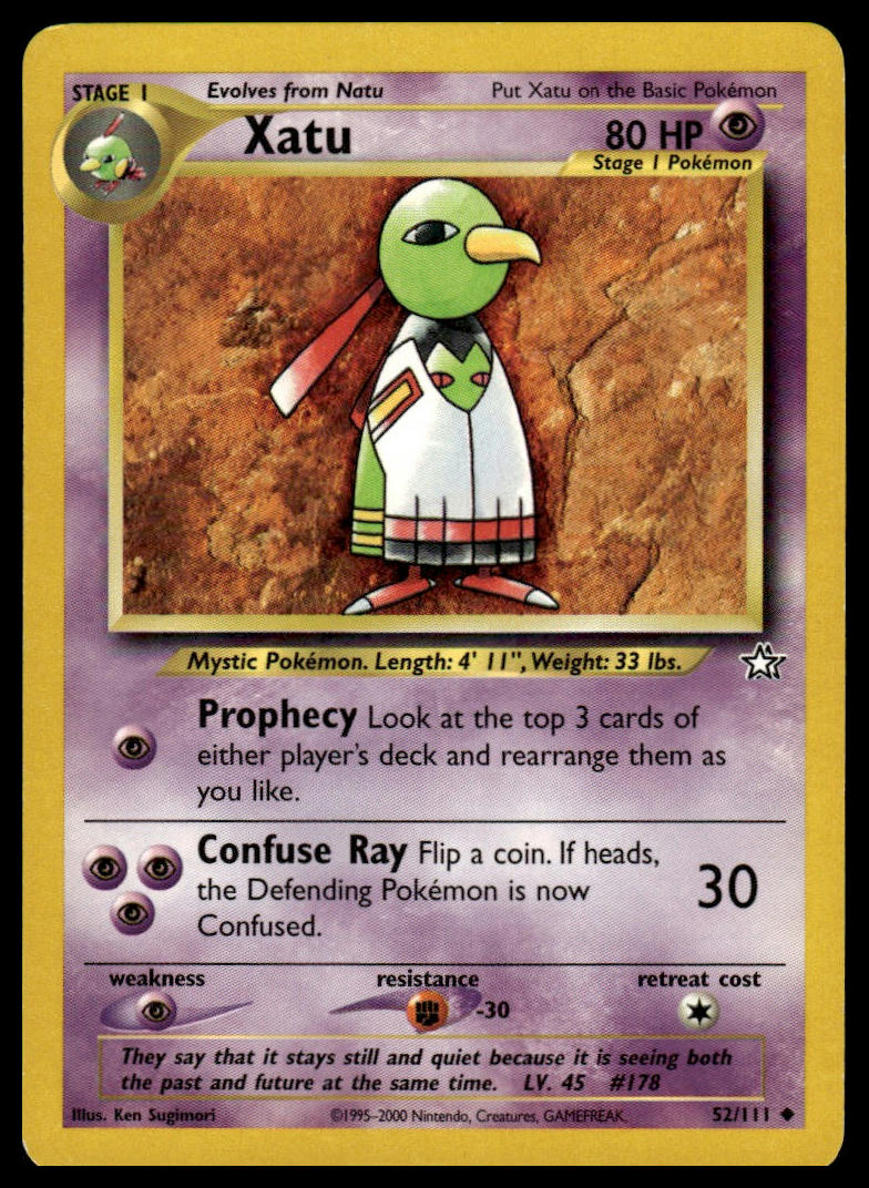 Pokemon TCG Xatu #052/111 Neo Genesis