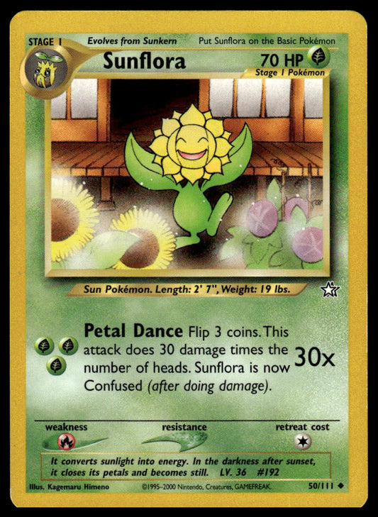 Pokemon TCG Sunflora #050/111 Neo Genesis
