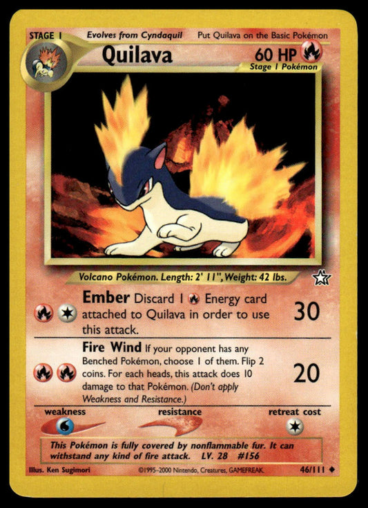Pokemon TCG Quilava (46) #046/111 Neo Genesis
