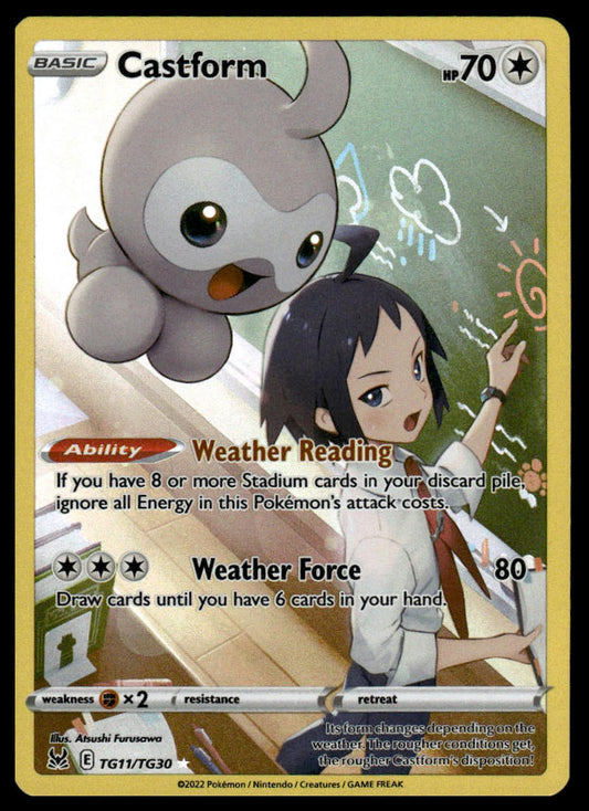 Pokemon TCG Castform #TG11/TG30 SWSH11: Lost Origin Trainer Gallery
