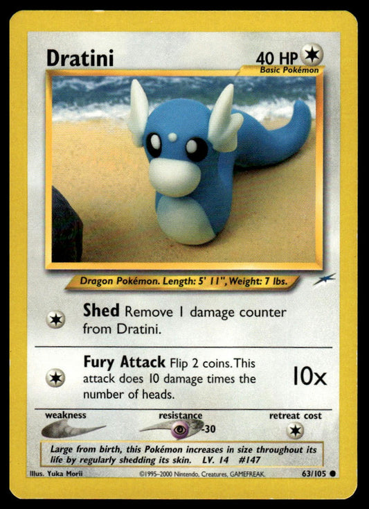 Pokemon TCG Dratini #063/105 Neo Destiny