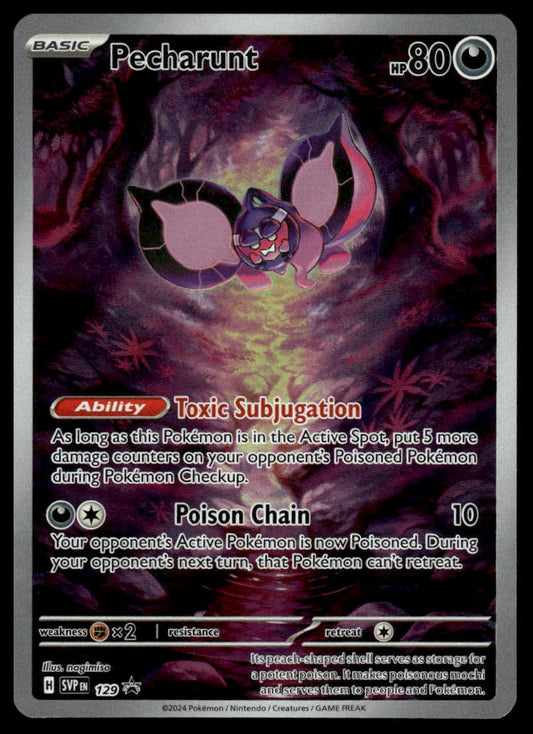 Pokemon TCG Pecharunt #129 SV: Scarlet & Violet Promo Cards
