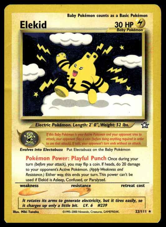 Pokemon TCG Elekid #022/111 Neo Genesis