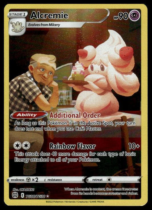 Pokemon TCG Alcremie #TG08/TG30 SWSH09: Brilliant Stars Trainer Gallery