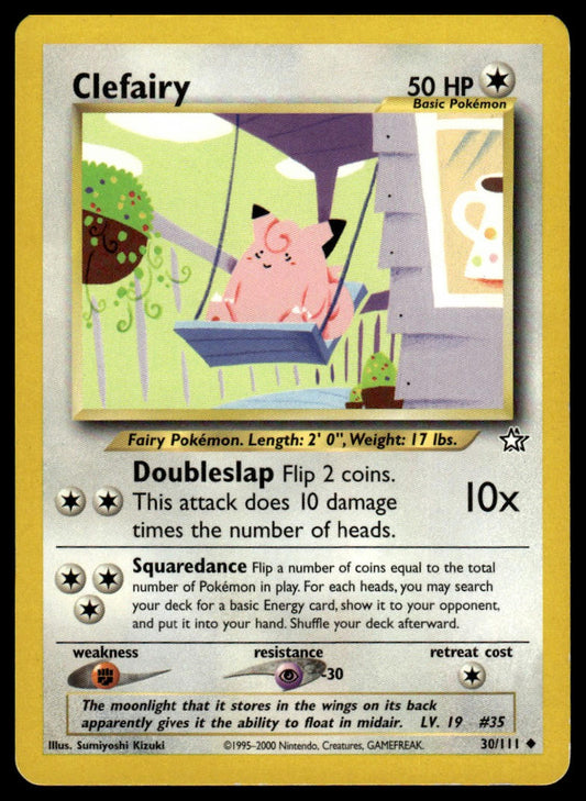 Pokemon TCG Clefairy #030/111 Neo Genesis
