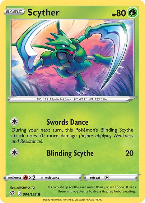 Pokemon Scyther 4/192 Rebel Clash